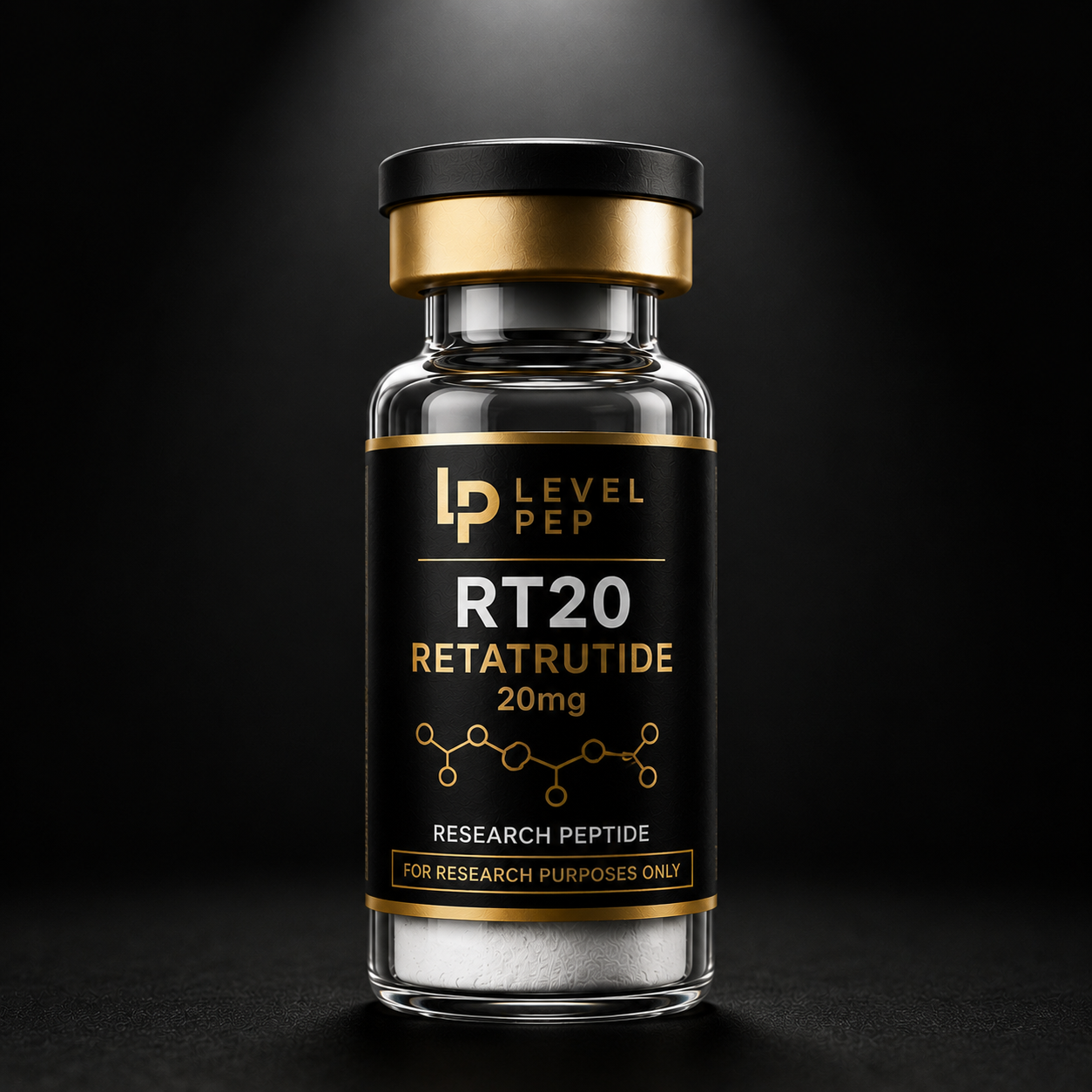 Retatrutide 20 mg Research Peptide | LevelPep