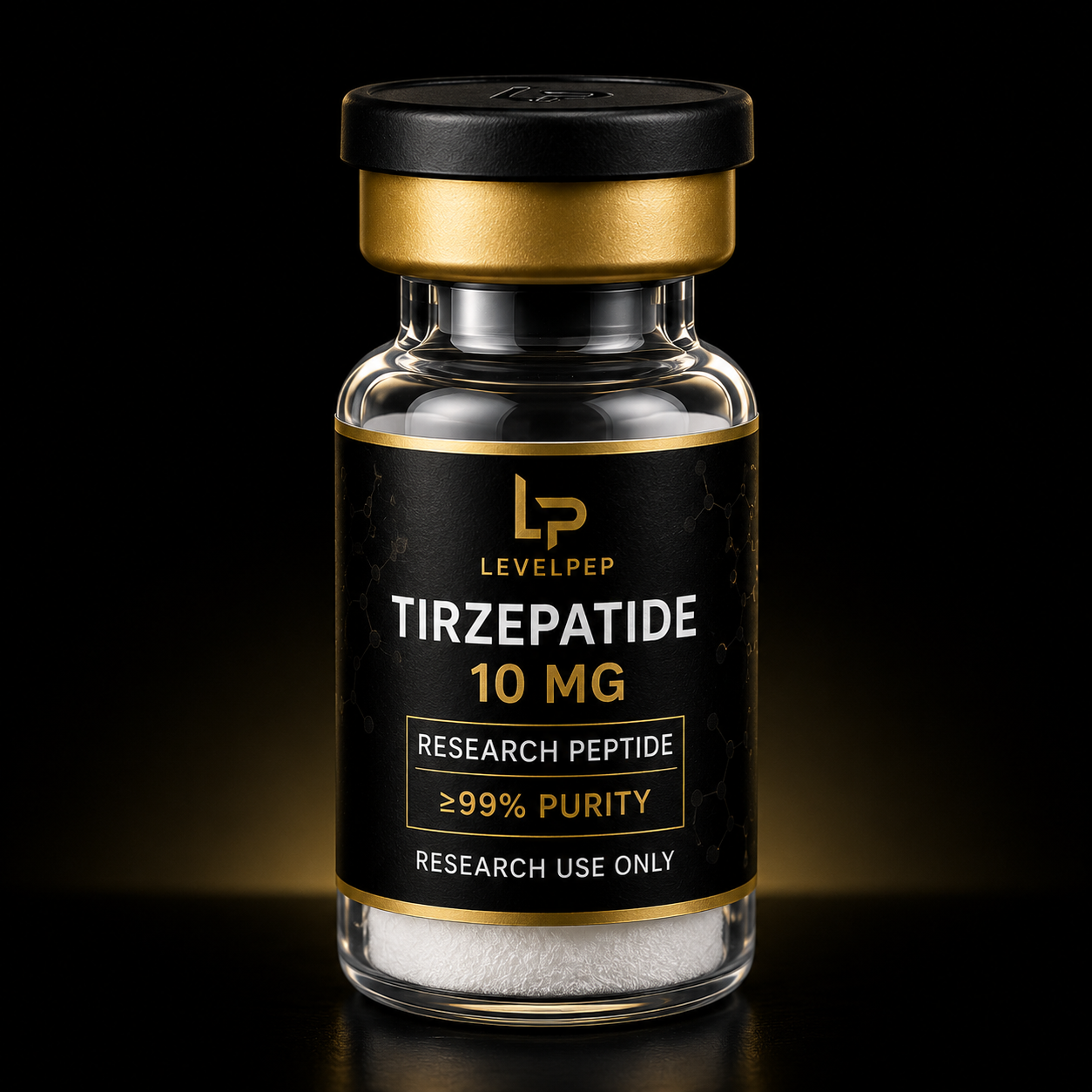 Tirzepatide 10 mg Research Peptide | LevelPep