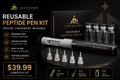 Reusable Peptide Pen Kit | 1 Pen + 5 Needles + 4 Vials