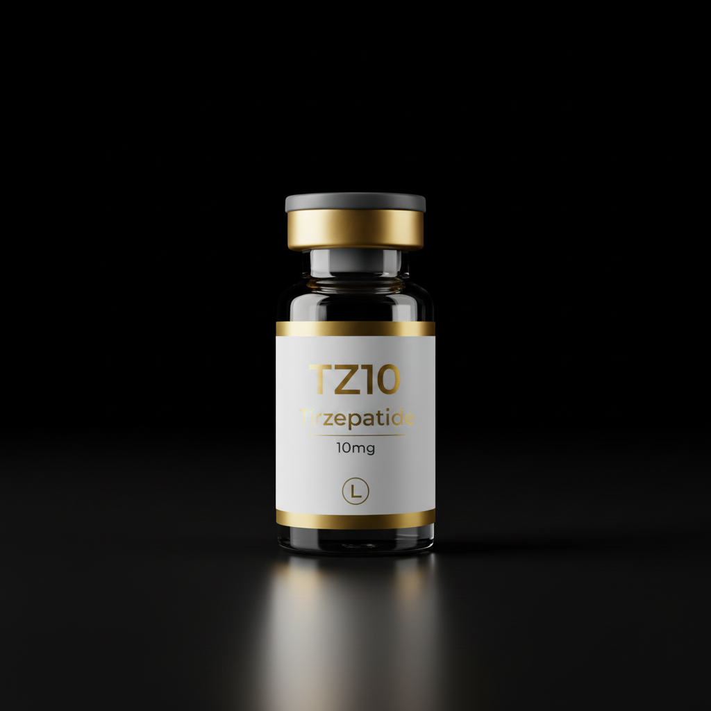 TZ10 Tirzepatide 10mg research peptide vial