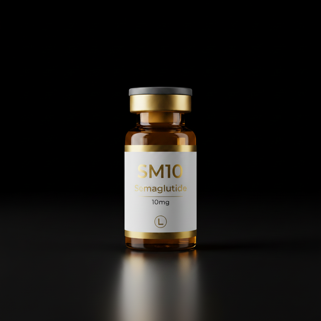 SM10 Semaglutide 10mg research peptide vial
